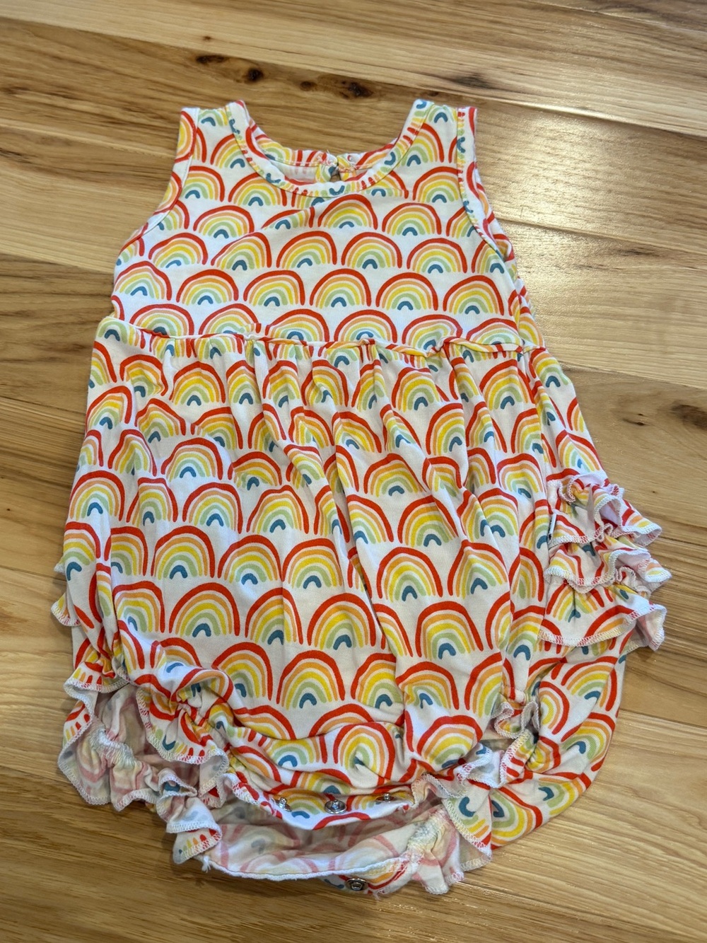 Little Sleepies Rainbow Bubble Romper